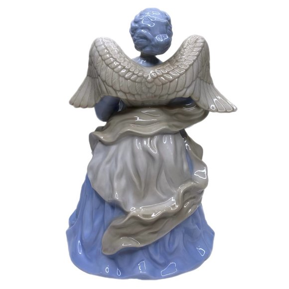 Music Box Angel plays "Joy to the World" Vintage - Picture 3 of 14